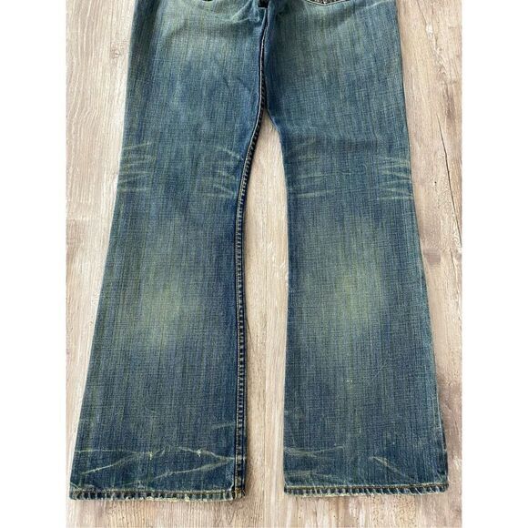 !IT Jeans Flared Mid Rise Distressed Women’s Junior’s Size 9/10 - Picture 5 of 7